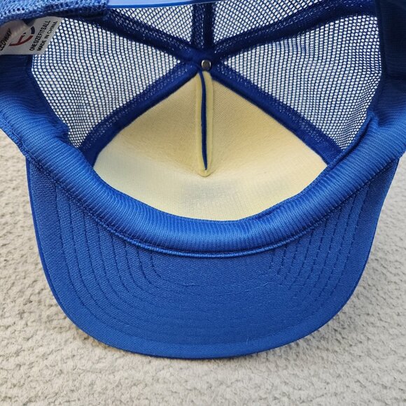 Vintage Trucker Hat Snapback Cap PPG Zero Defects Campbell's Printing Blue Foam - Picture 7 of 9